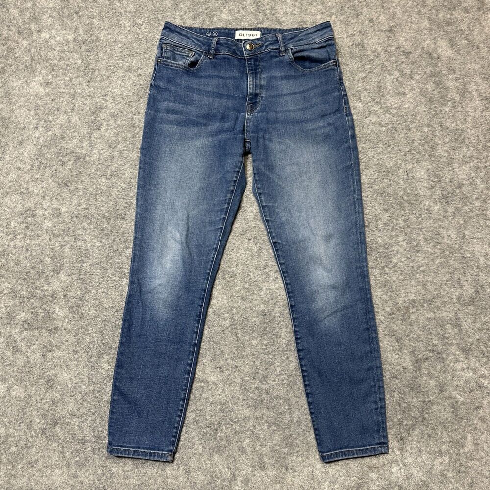 DL 1961 Margaux Instascuplt Ankle Skinny Jeans Women's Size 29 Light Blue‎ Denim